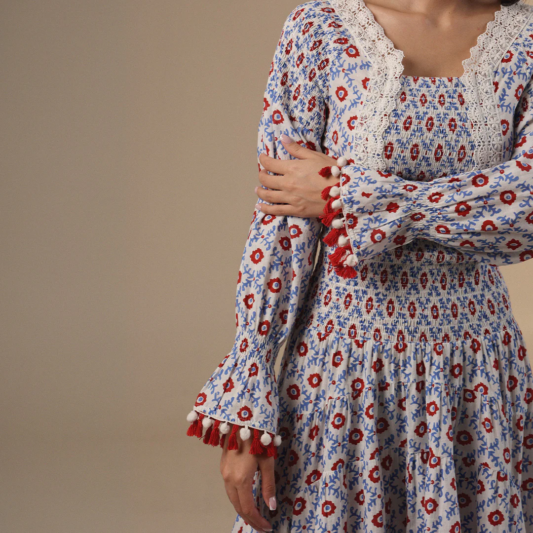 Boho Printed Maxi Dress - Image 3