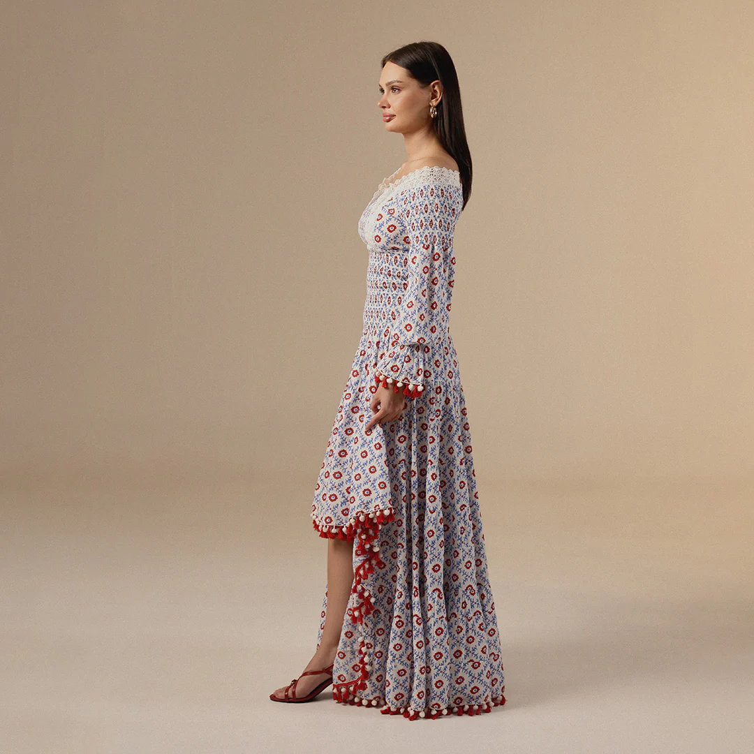 Boho Printed Maxi Dress - Image 5