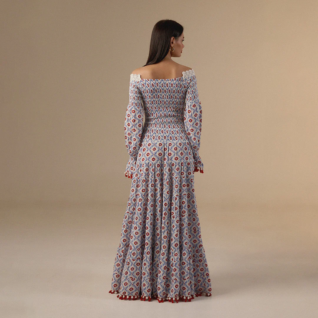 Boho Printed Maxi Dress - Image 6