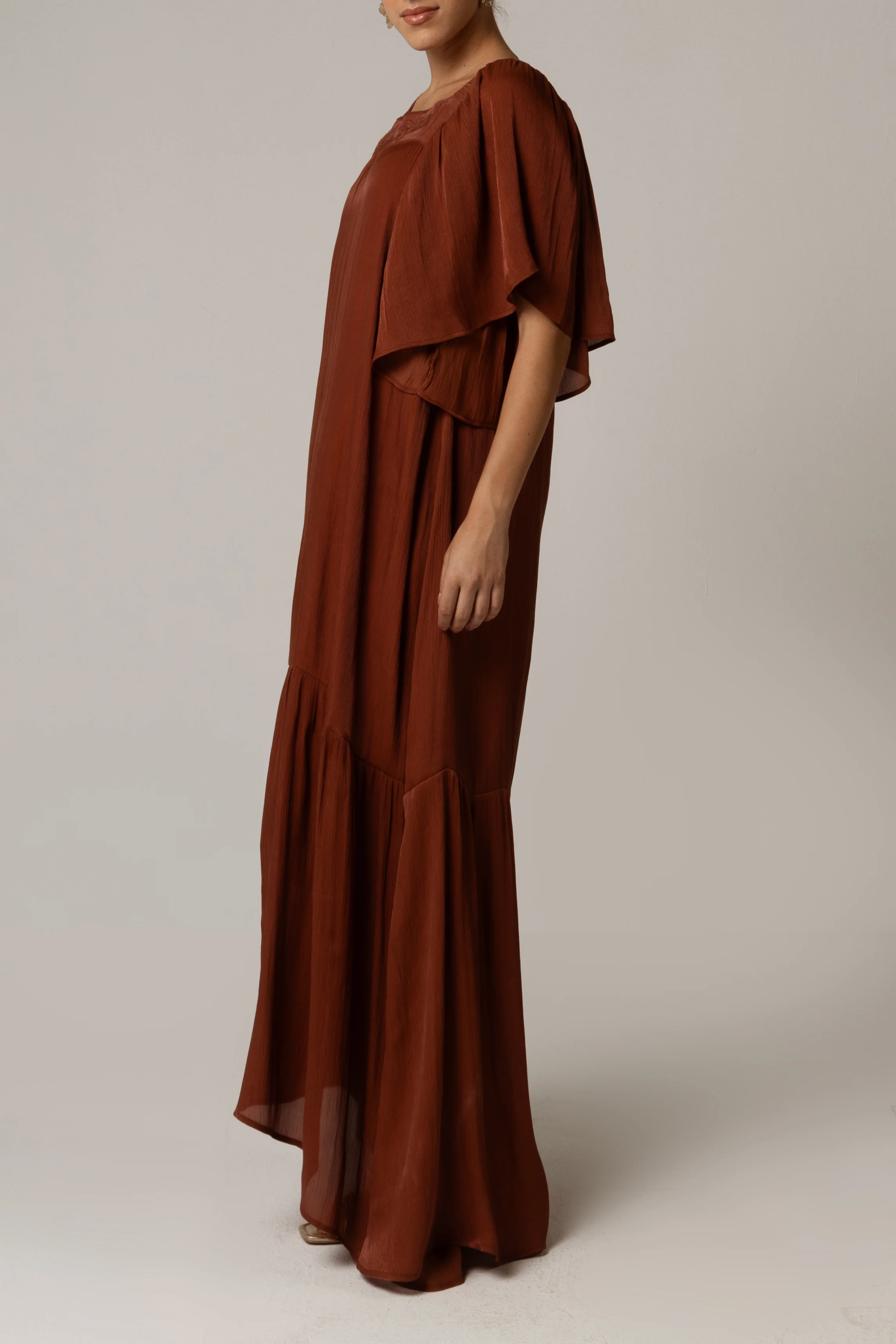 Tonal Embroidered Maxi Dress - Image 3