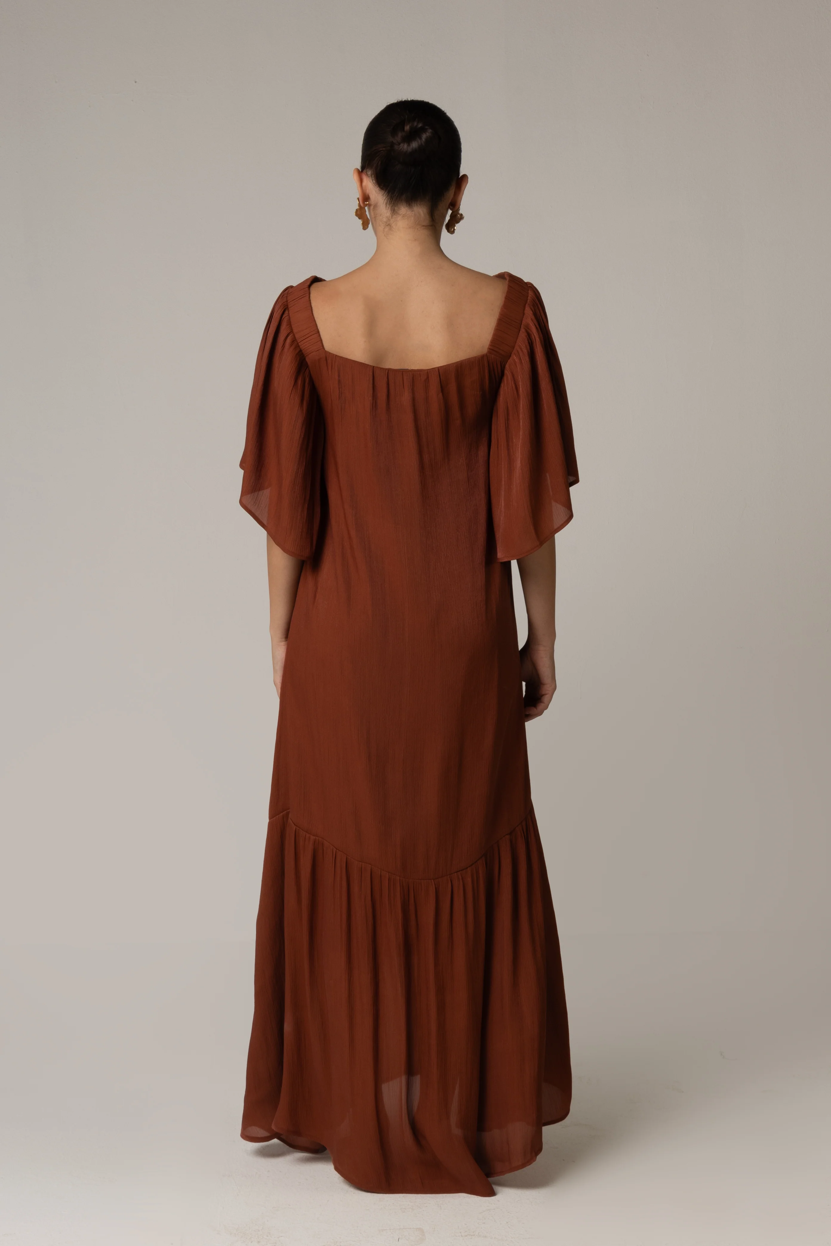 Tonal Embroidered Maxi Dress - Image 4