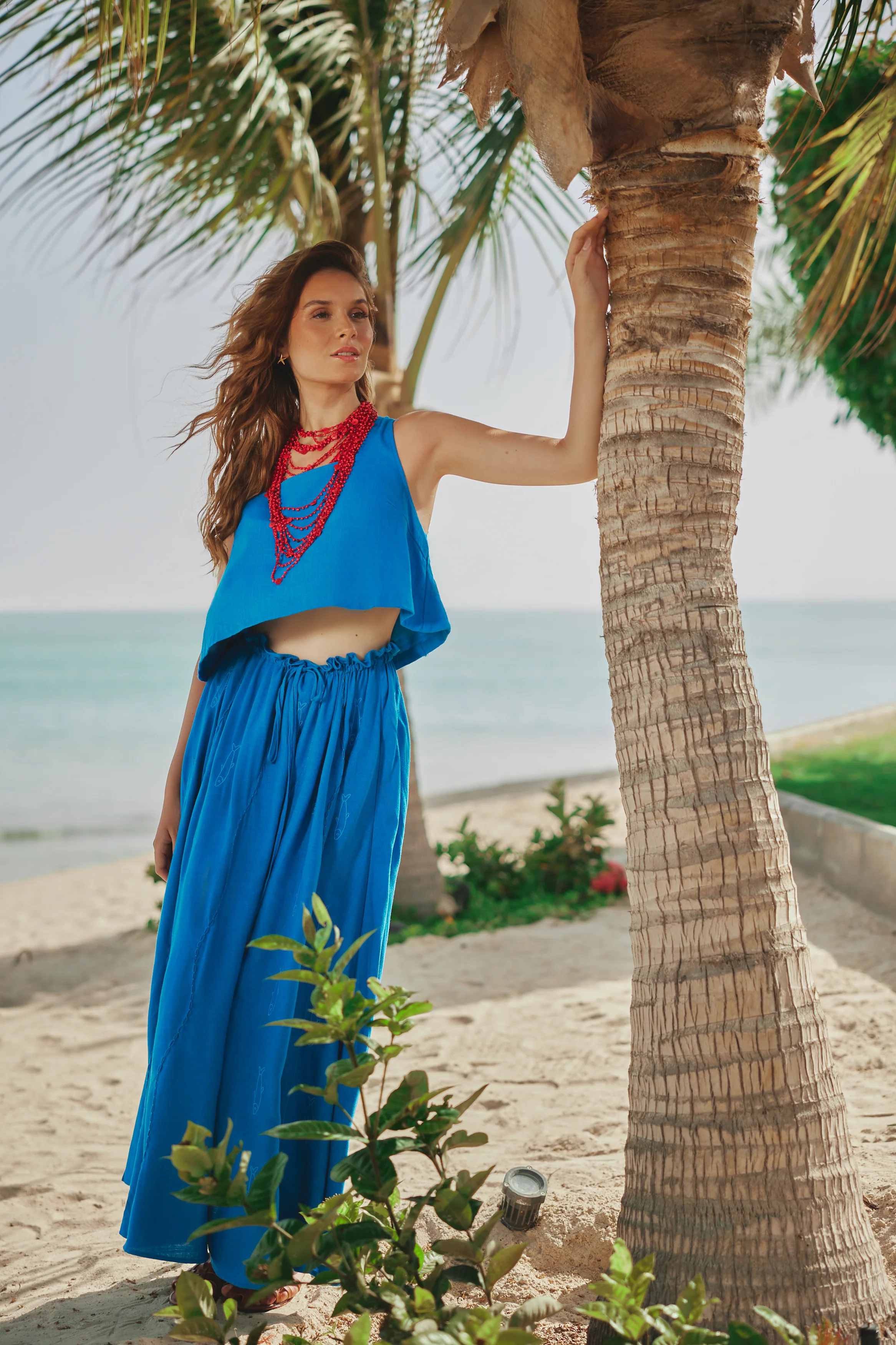 Blue Fish Embroidered Set - Image 8
