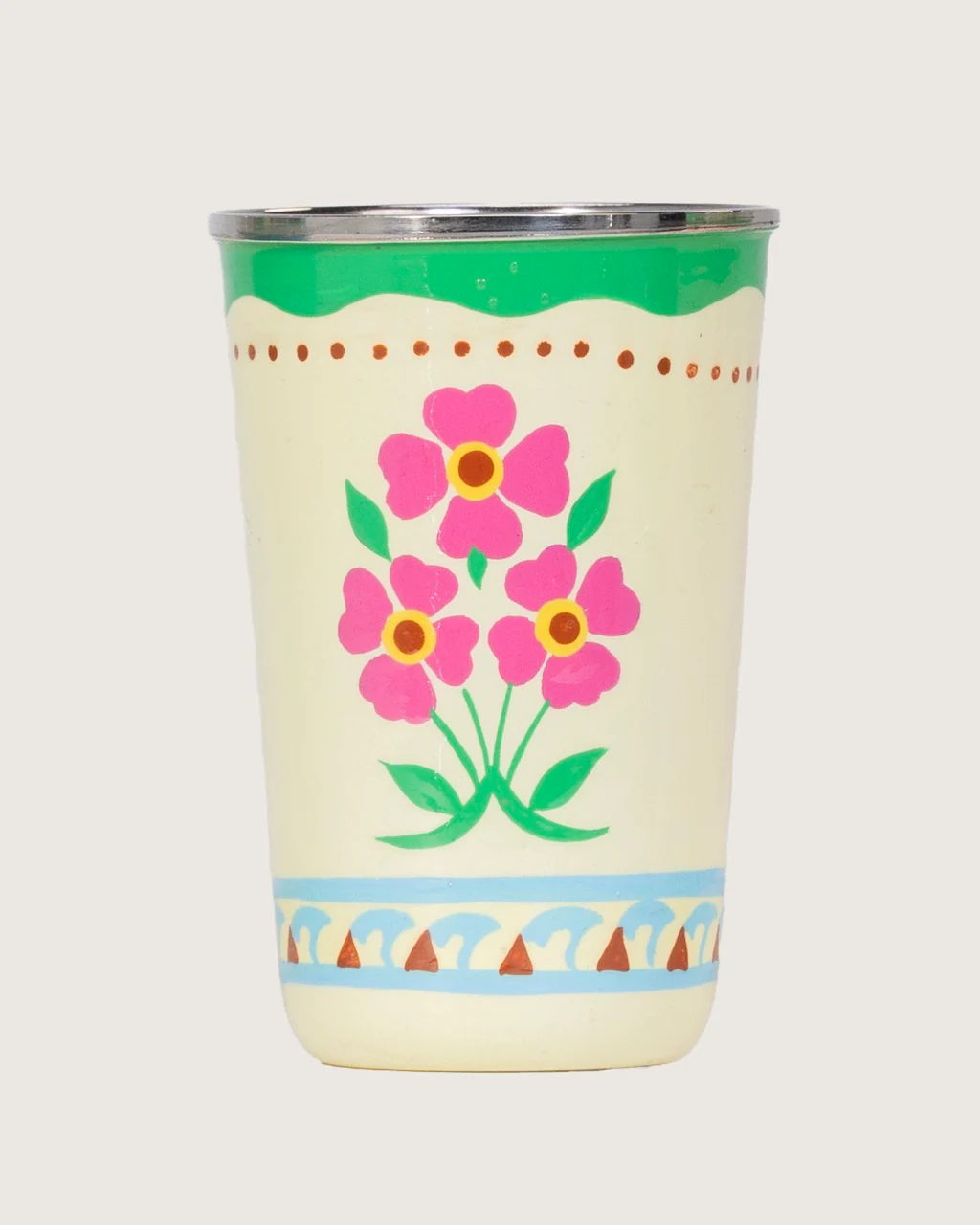 Hand-Painted Garden Tumbler 4 Piece Set - Image 3