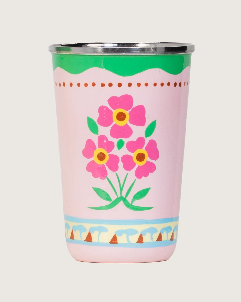 Hand-Painted Garden Tumbler 4 Piece Set - Image 5