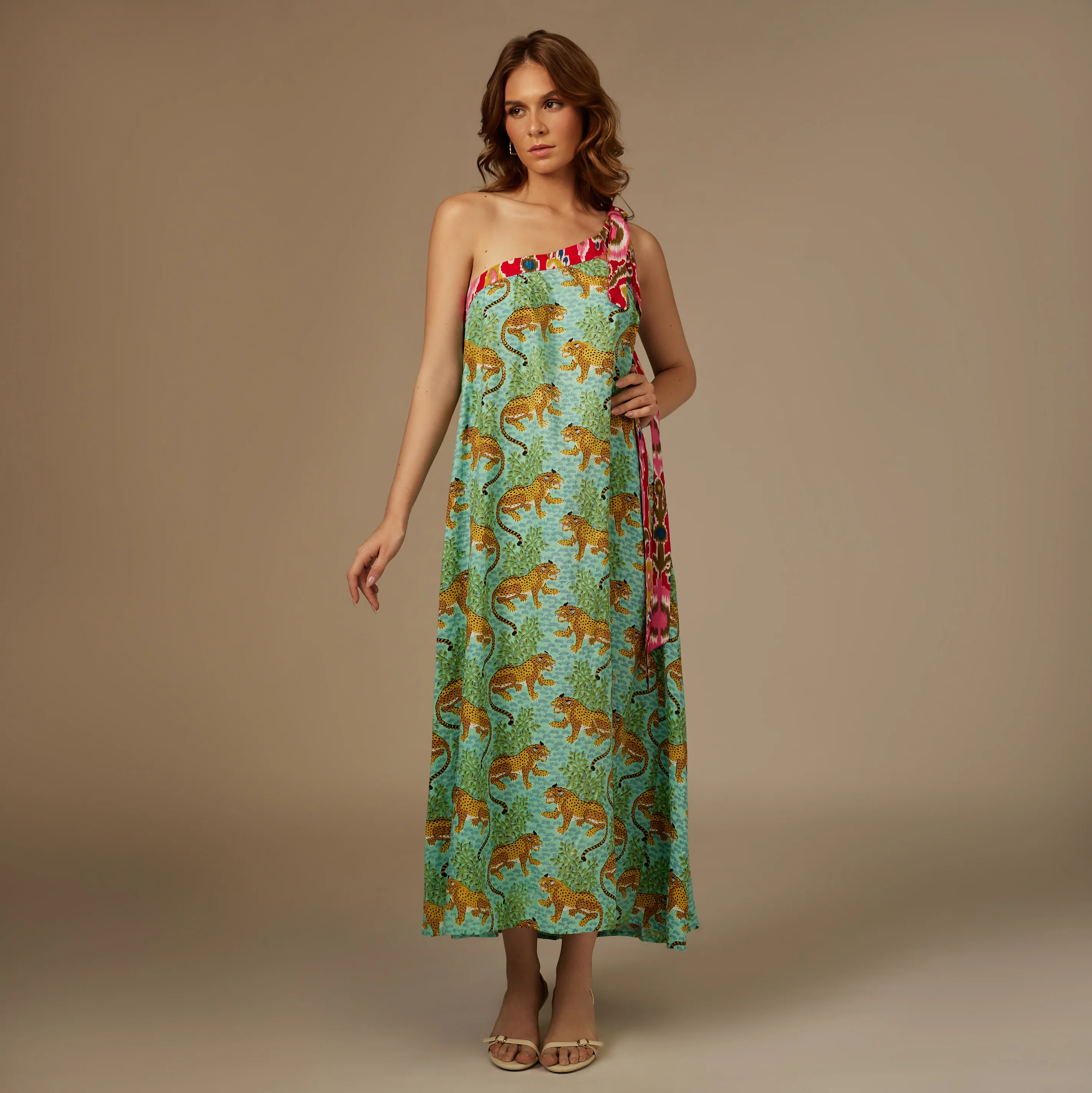 Colorful Maxi Jungle Vibes Dress