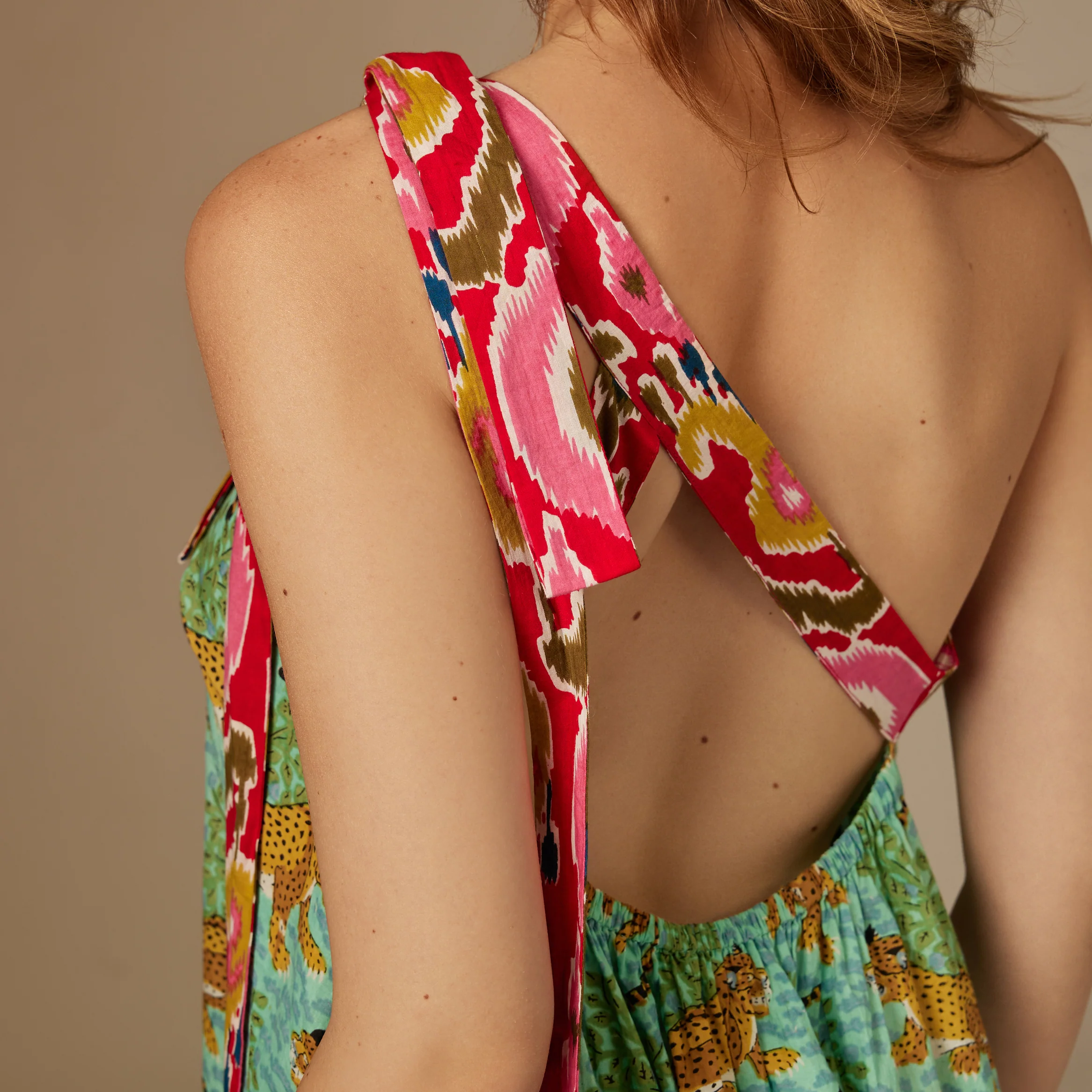 Colorful Maxi Jungle Vibes Dress - Image 2