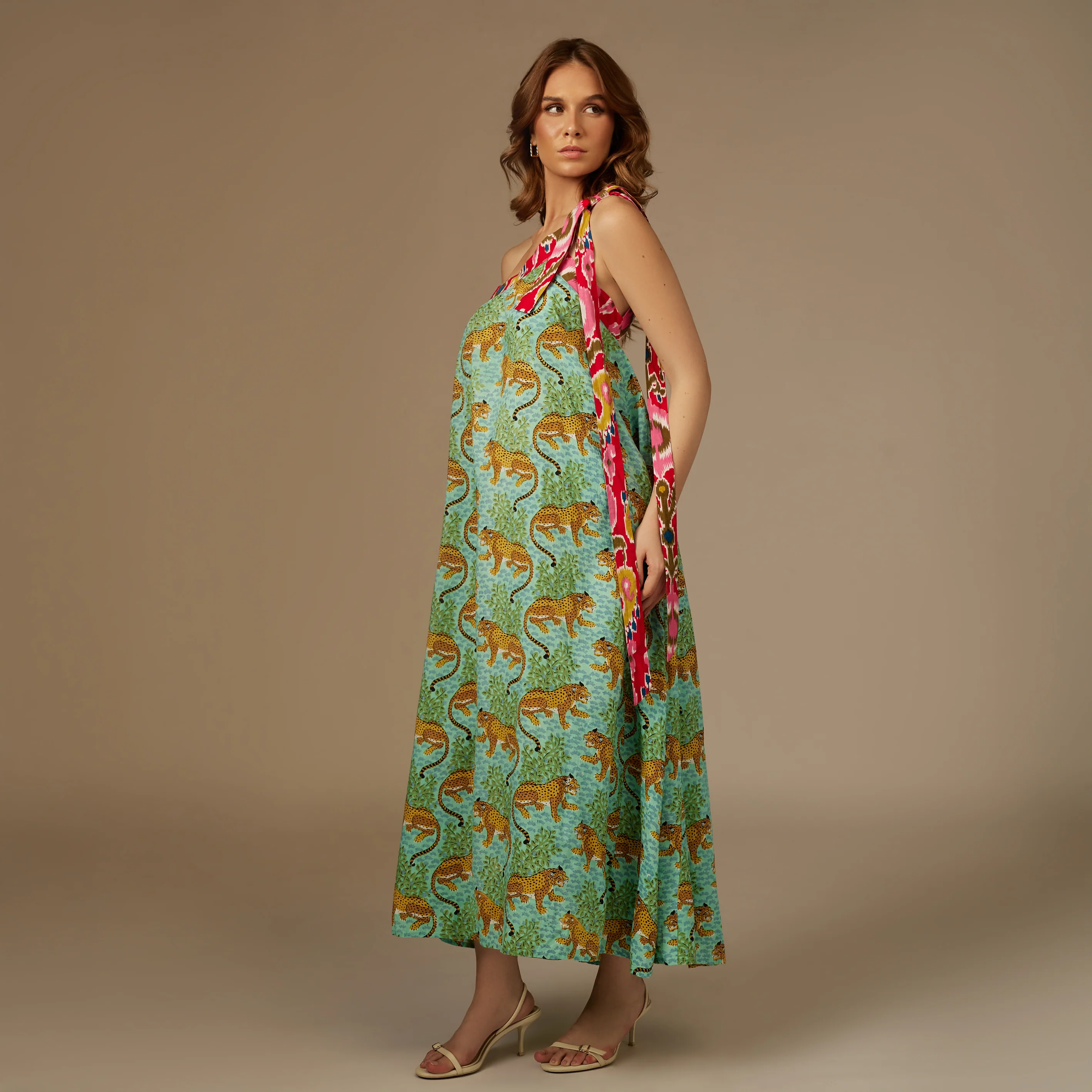Colorful Maxi Jungle Vibes Dress - Image 5