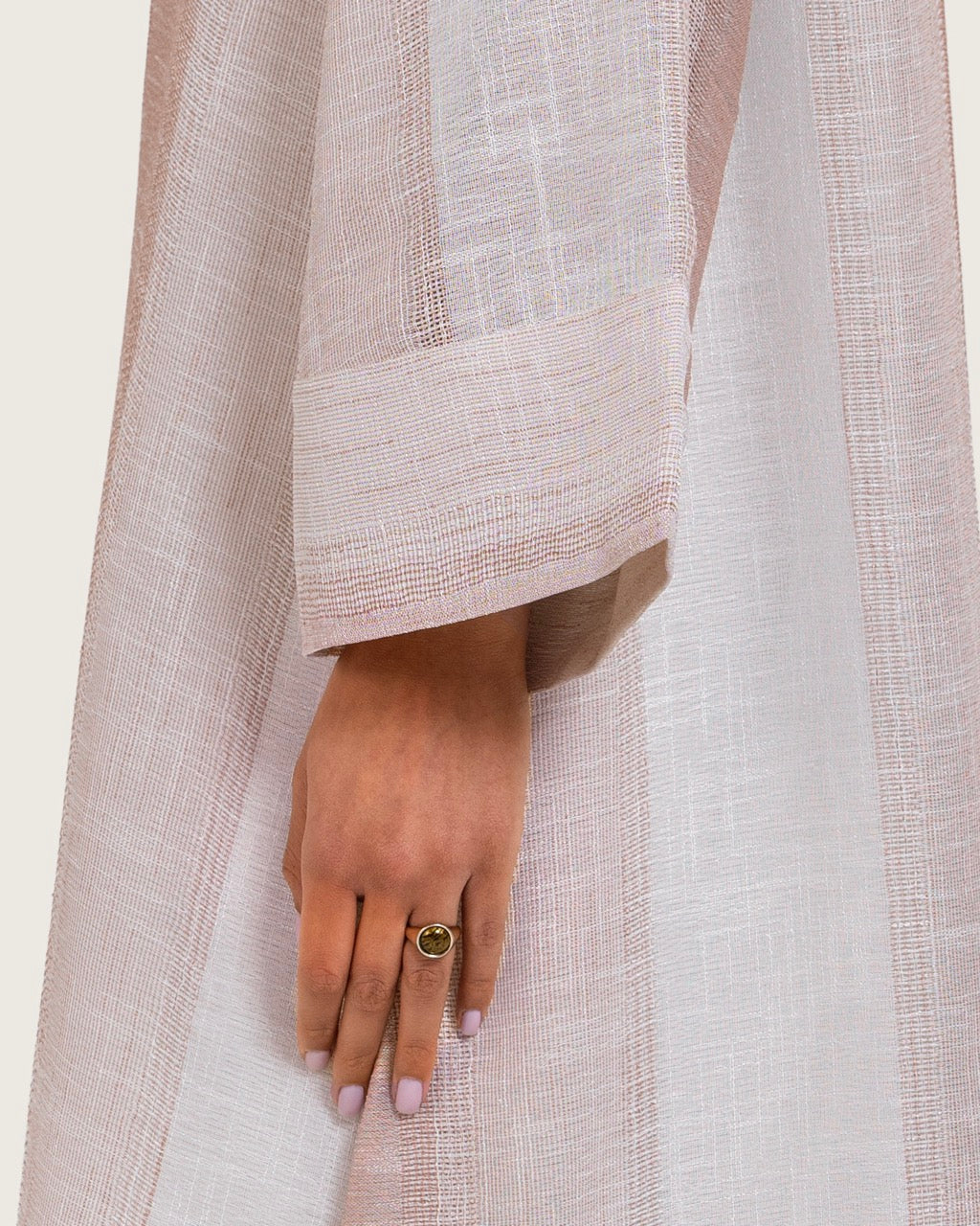 Maxi Shirt Dress with Handcrafted Floral Embroidery - Image 10
