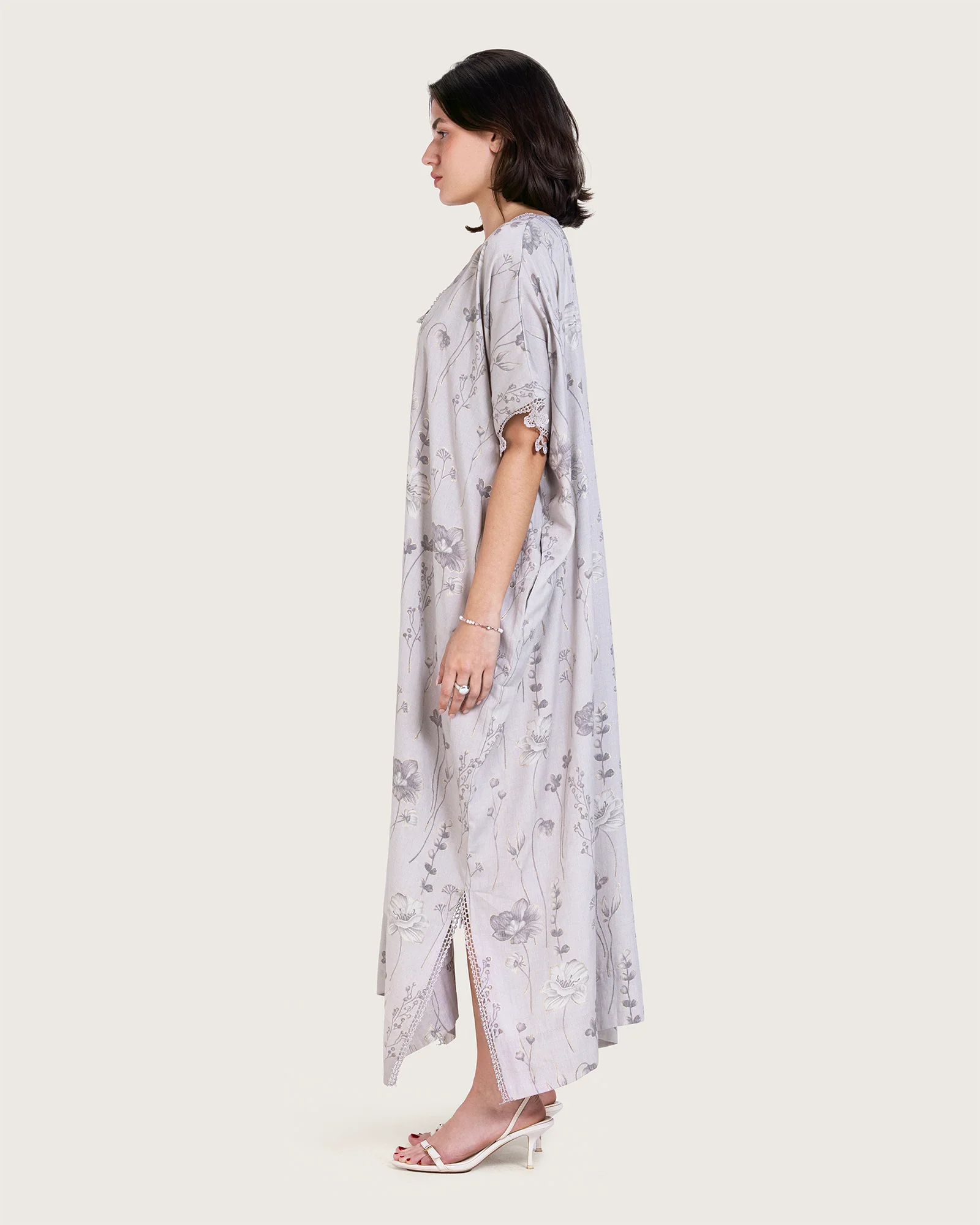 Metallic Loose Everyday Kaftan - Image 4