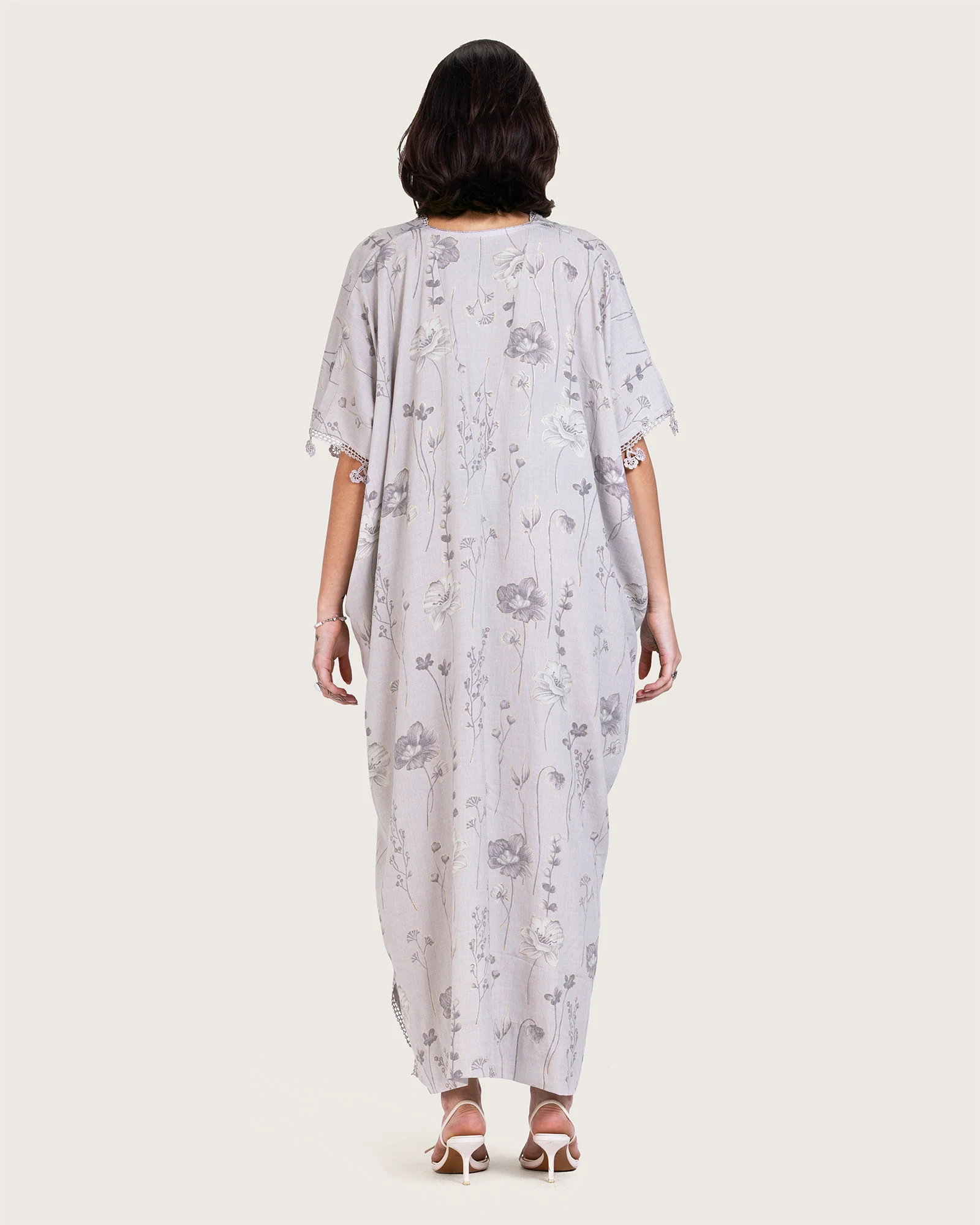 Metallic Loose Everyday Kaftan - Image 5