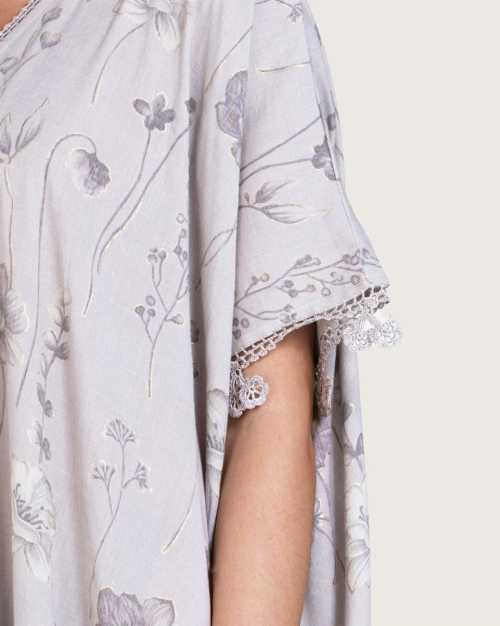 Metallic Loose Everyday Kaftan - Image 7