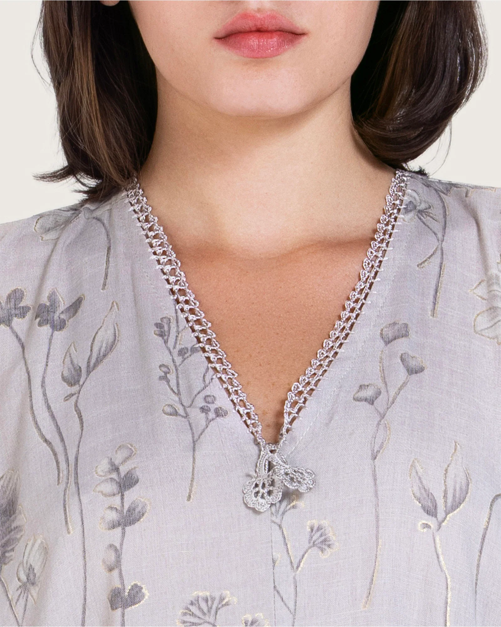 Metallic Loose Everyday Kaftan - Image 8