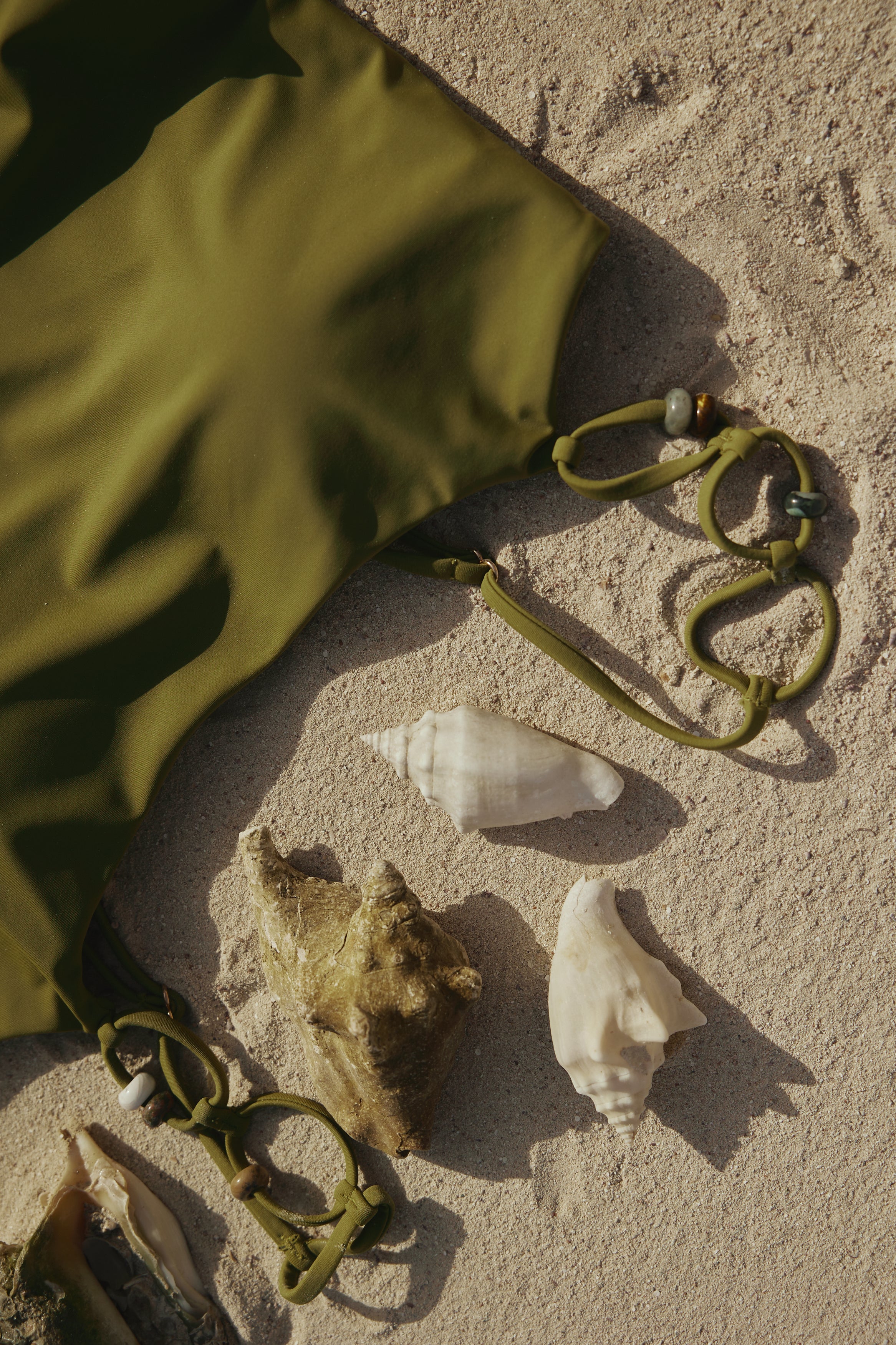 Olive Glow  one-piece Swim Dress - Image 7
